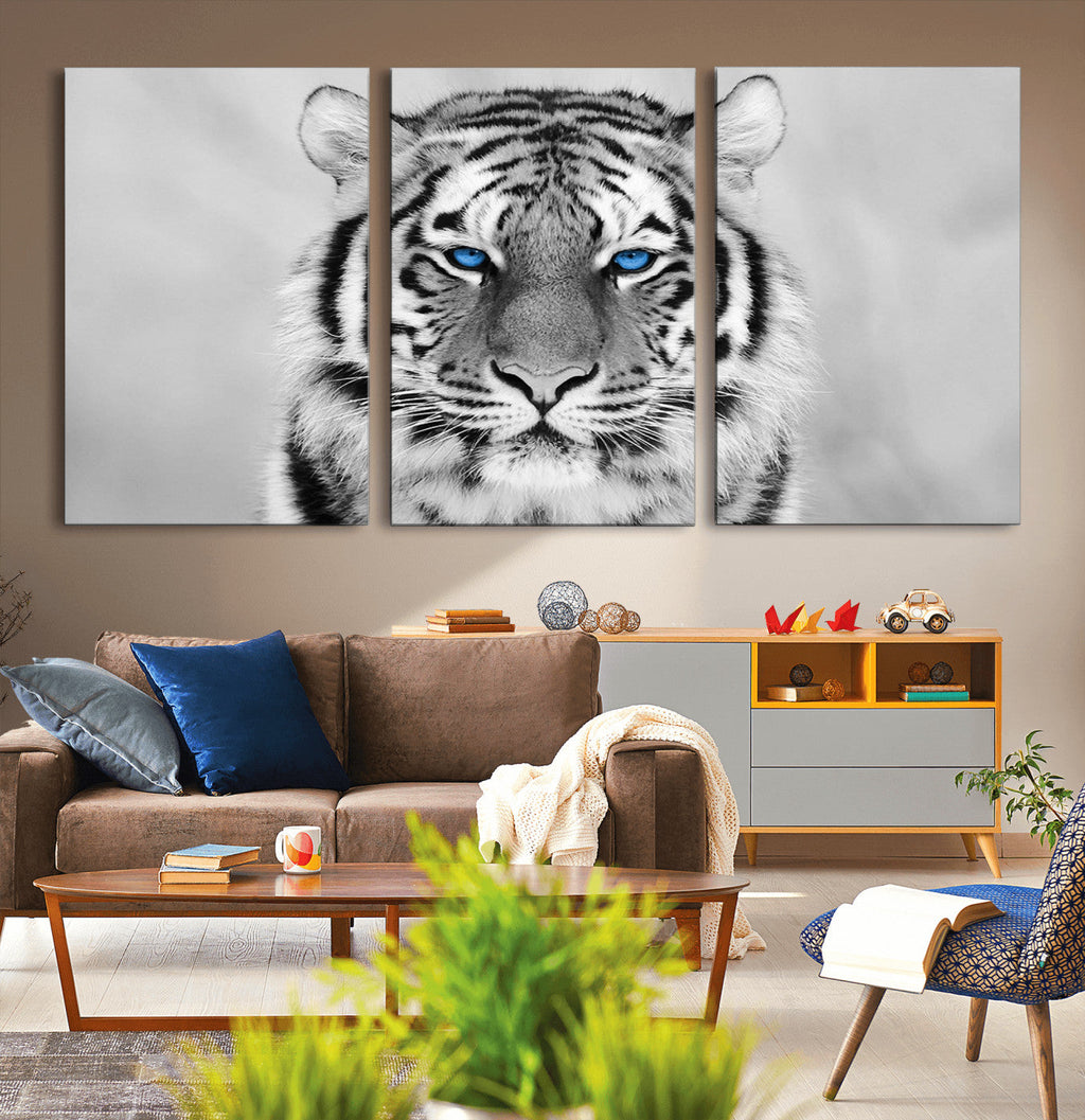 Tiger Canvas Artwork Wall Art Print