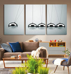 Newton's Cradle Wall Art Canvas Print | Framed Newton Cradle Wall Art