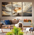 Abstract Floral Wall Art Canvas Print