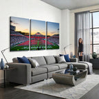 NC State Wolfpack Football Team Print Wall Art, Raleigh
