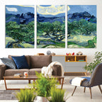 Olive Trees Van Gogh Wall Art Canvas Print