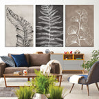 Minimalist Botanical Wall Art Canvas Print, Framed and Ready to Hang