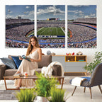 Buffalo Bills Highmark Stadium Wall Art Canvas Print, Bills Game Day Decor