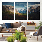 Yosemite National Park Wall Art Canvas Print, Framed El Capitan Mountain Landscape