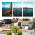 Golden Gate Bridge Wall Art Canvas Print | San Francisco Landmark Photography