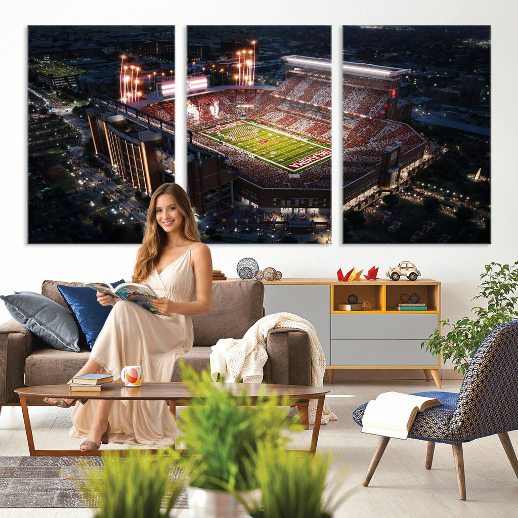 Oklahoma Memorial Stadium, Gaylord Memorial Stadium Wall Art