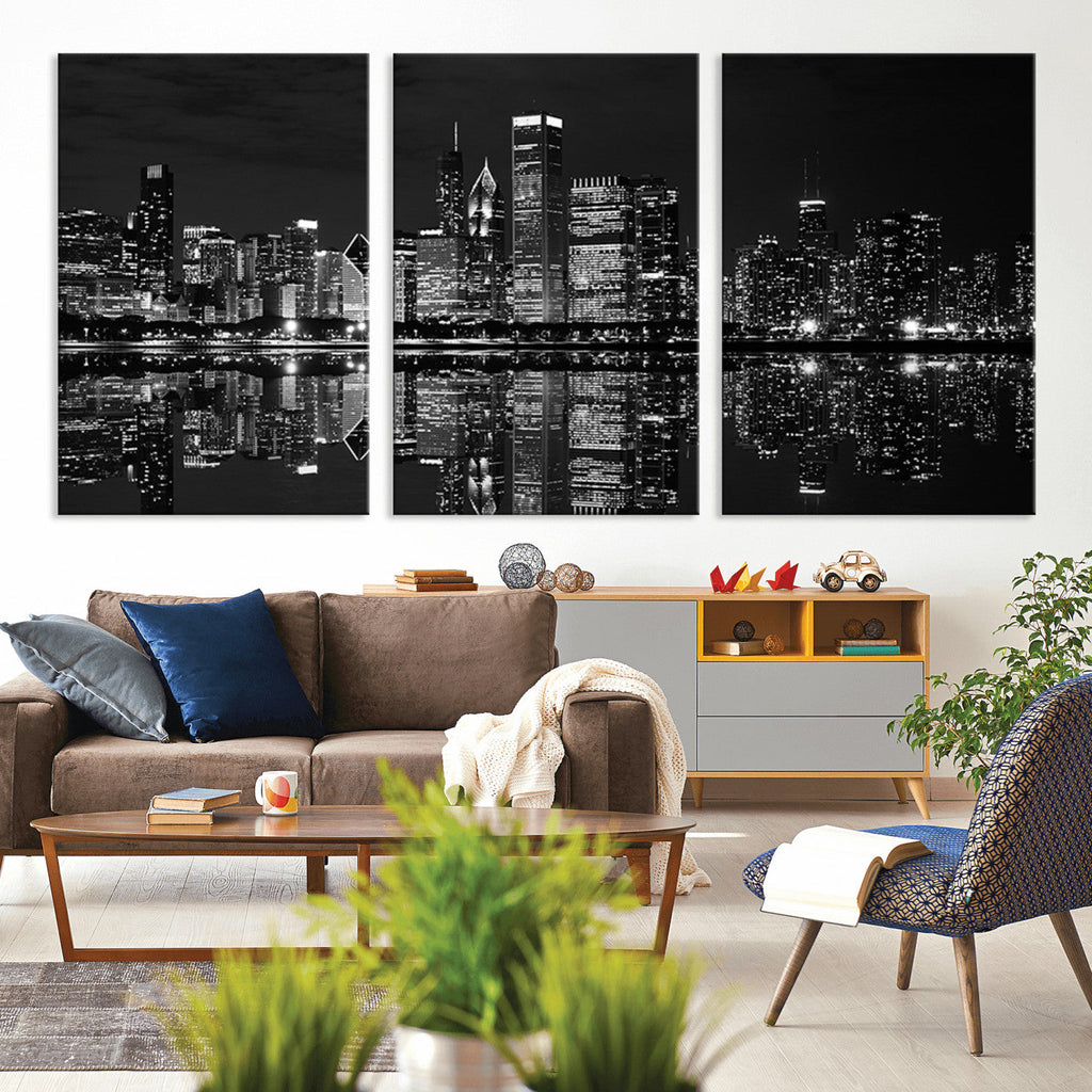 Chicago Wall Art Canvas Print