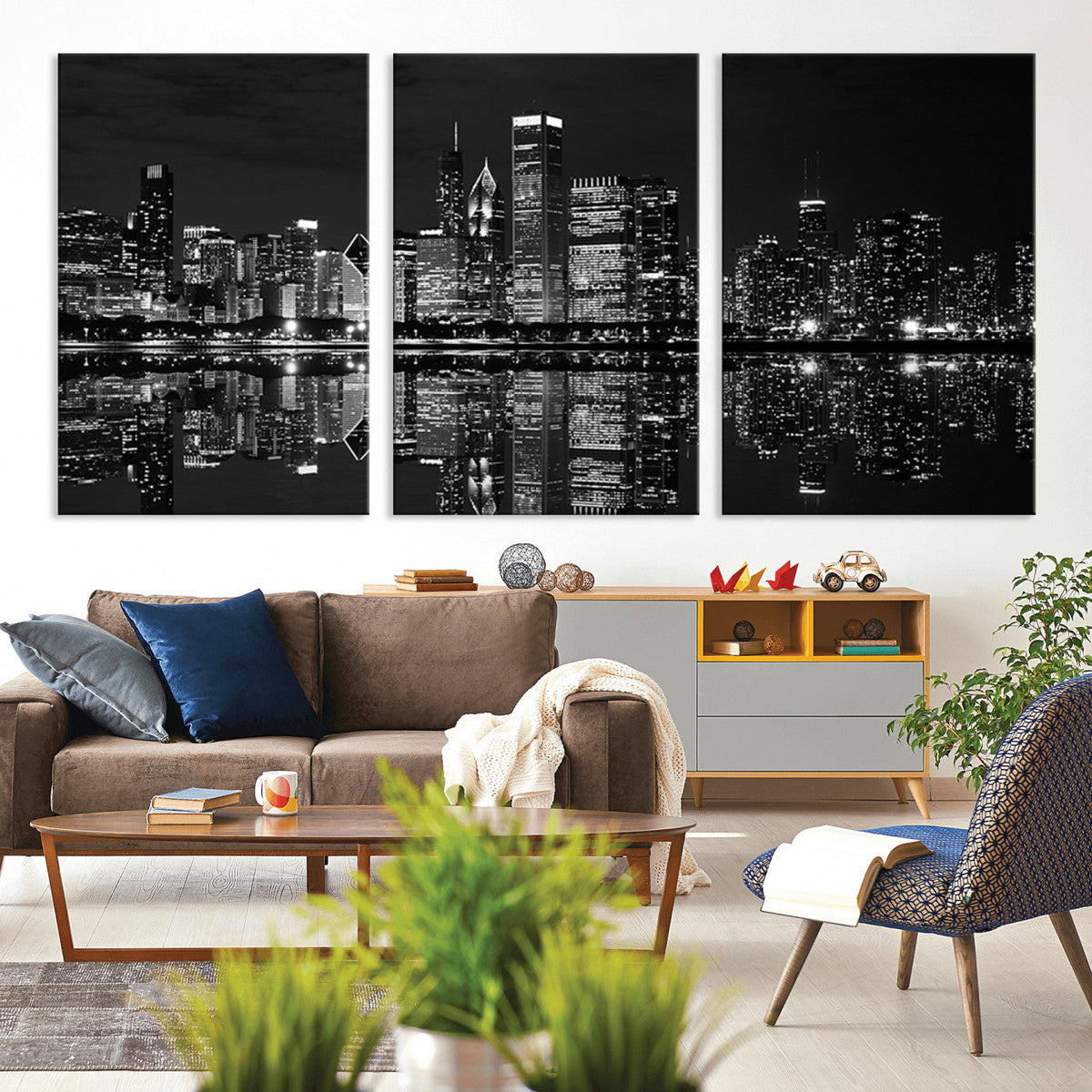 Chicago Wall Art Canvas Print