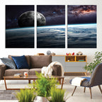 Space and Planet Canvas Print