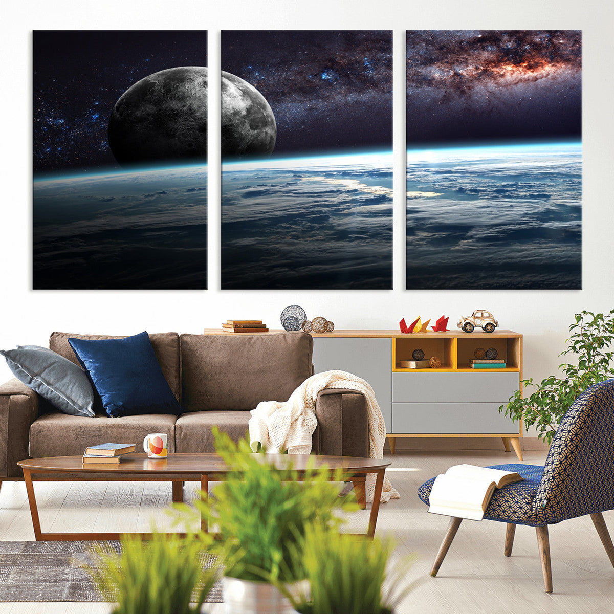 Space and Planet Canvas Print