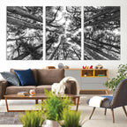 Trees Contemporary Art Canvas Print