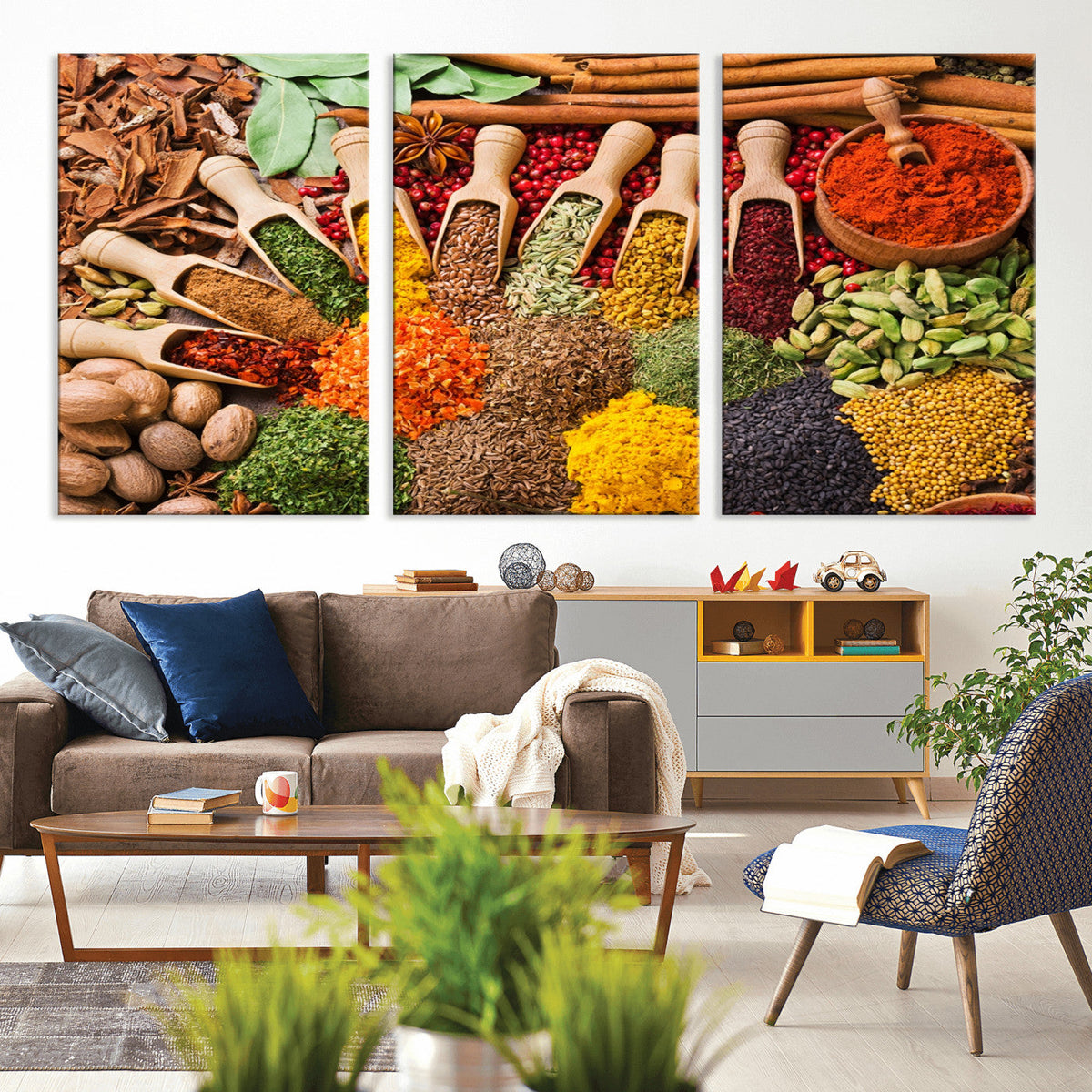 Spices Kitchen Wall Art Canvas Print