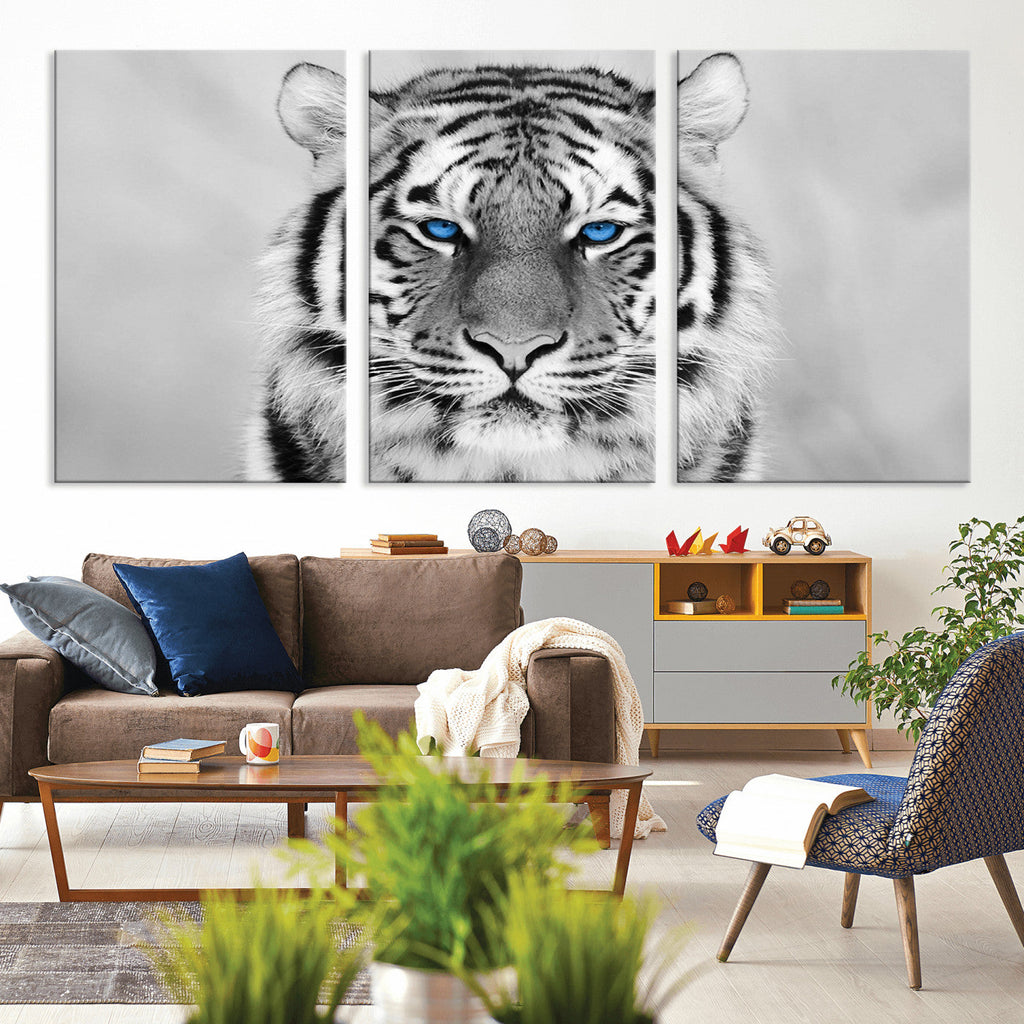 Tiger Canvas Artwork Wall Art Print