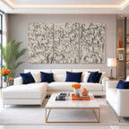 Abstract Horse Sketch Wall Art, Ready to Hang