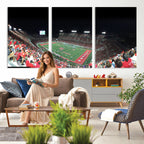 Houston Cougars Football Team Print, Houston TDECU Stadium