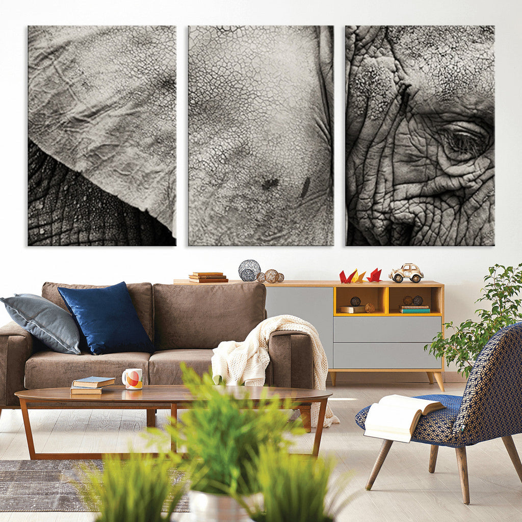 Elephant Wall Art Canvas Print