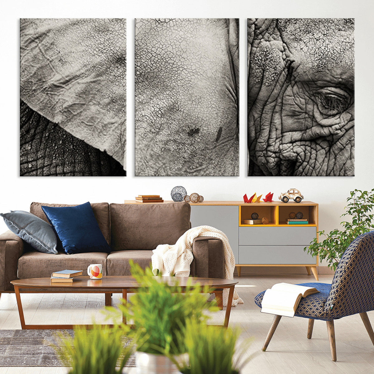 Elephant Wall Art Canvas Print