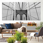 Large Brooklyn Bridge Wall Art Canvas Print