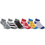 6-Pairs // Medical Patterns Everyday Ankle Length Compression Socks