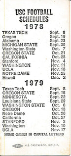 1977 USC Trojans vs. UCLA Football Game Ticket Stub 148549