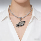 Philadelphia Eagles Zircon Pendant Necklace – Perfect Fan Gift for Game Day & Holidays