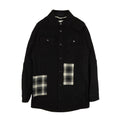 Black Logo Button Down Overshirt