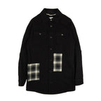 Black Logo Button Down Overshirt