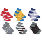 6-Pairs // Medical Patterns Everyday Ankle Length Compression Socks