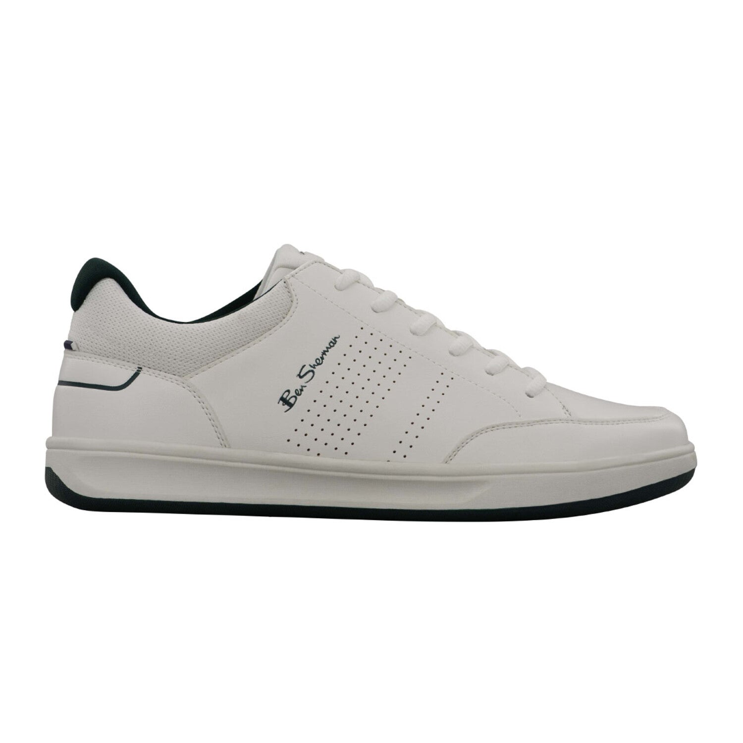 Centre Sneakers // White + Hunter Green