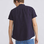 Canne Linen Short Sleeve // Navy