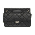 Chanel // Leather 2.55 Classic Flap Bag // Black // Pre-Owned