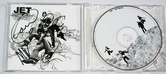 Jet Signed Autographed CD Cover & Proof