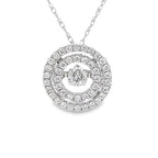 Genuine .50ct Diamond Fashion Pendants 10KT White Gold