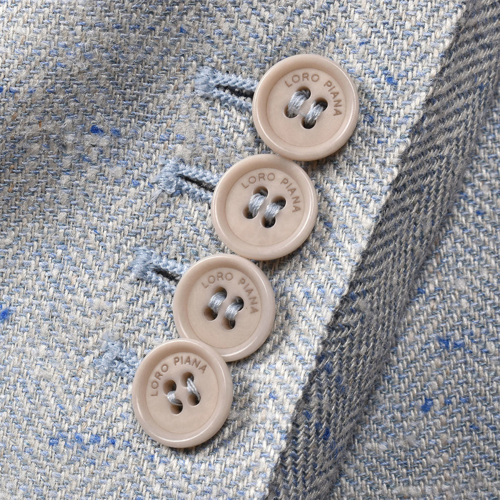 Loro Piana // Javier Blazer // Light Gray + Blue
