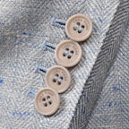 Loro Piana // Javier Blazer // Light Gray + Blue