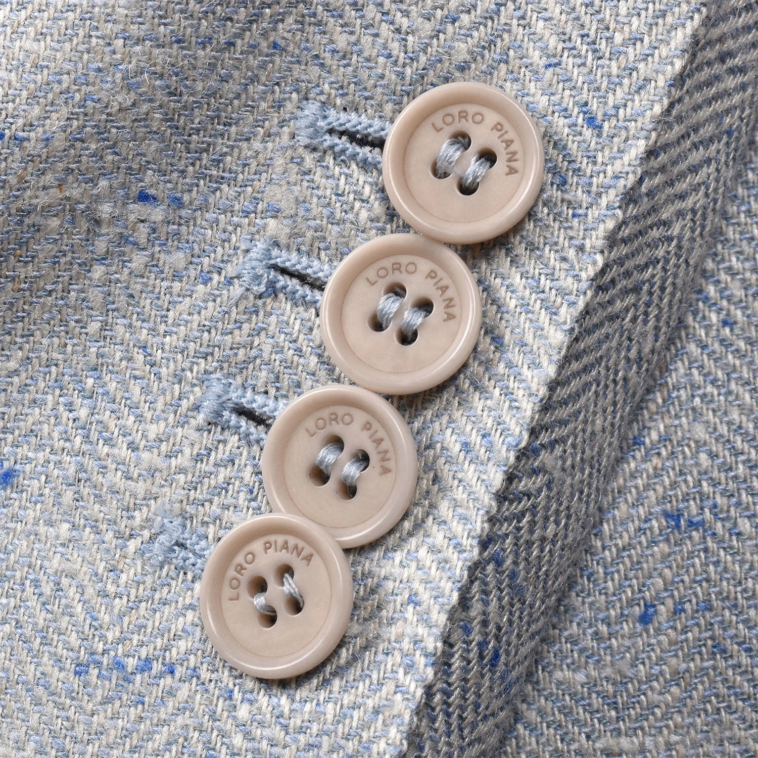 Loro Piana // Javier Blazer // Light Gray + Blue