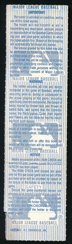 1986 ALCS Game 7 Full Ticket Boston Red Sox vs. California Angels 188185