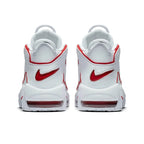 Nike Air More Uptempo White Varsity Red Outline