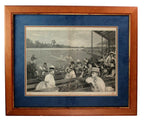 Vintage 1800's Harper's Weekly Newspaper Baseball Photo Framed 190159
