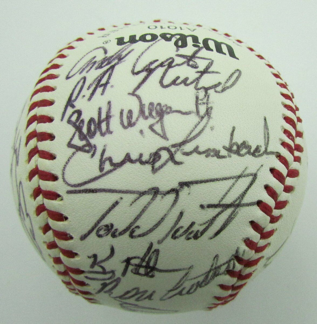 1992 Reading Phillies Team Signed by 25 OEL Baseball Pratt 149884