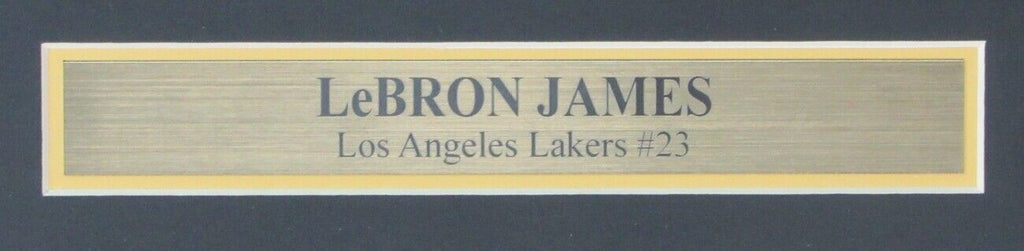 Lebron James Los Angeles Lakers Unsigned  11x14 Photo Framed 155629