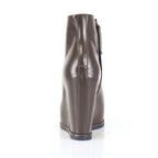 Women's Open Toe Booties Boots // Brown