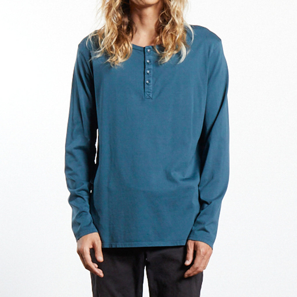 Basis Long Sleeve Henley // Sounder