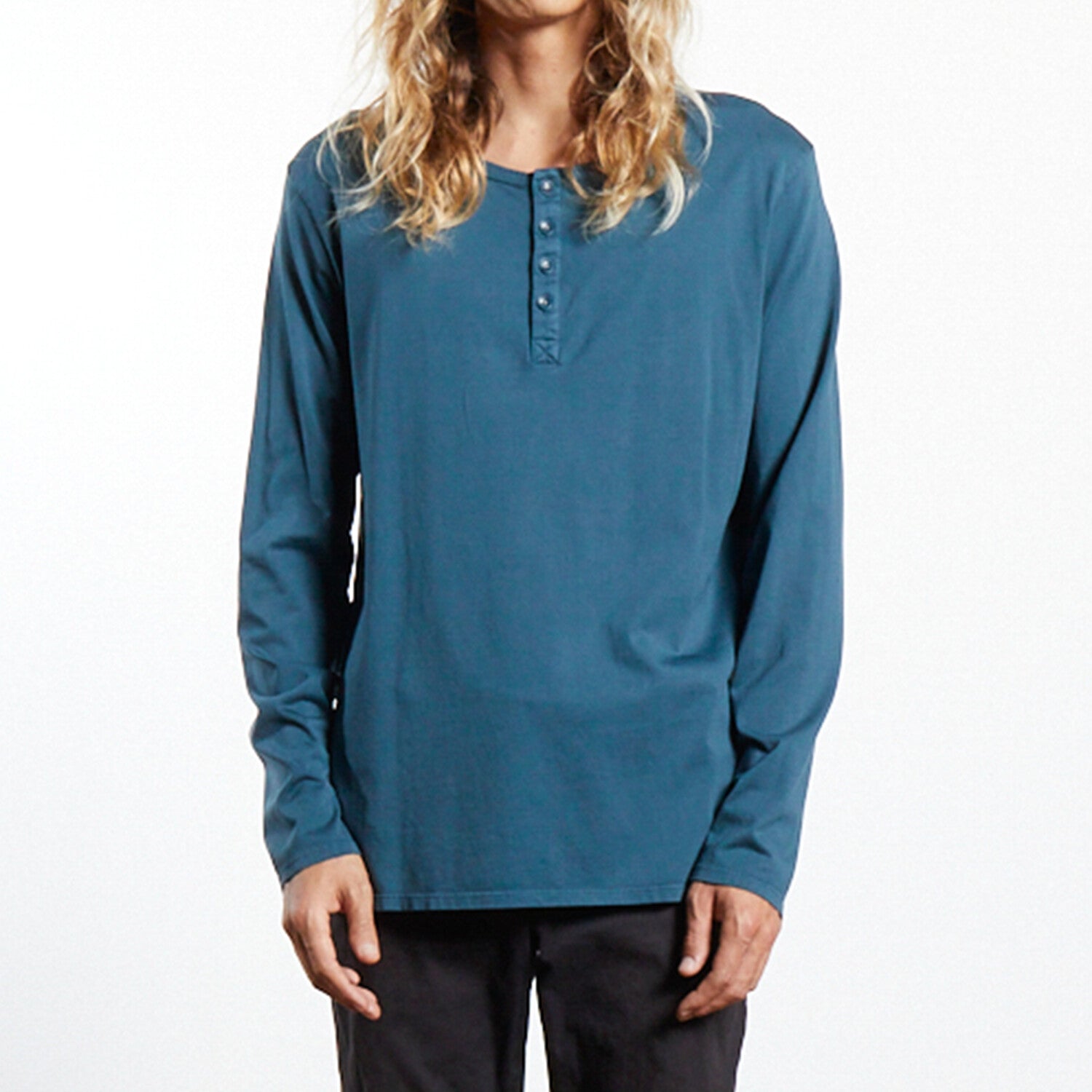 Basis Long Sleeve Henley // Sounder