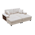 Convertible Sectional Sofa, Sleeper Oversized Living Room Lounge