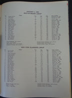 January 5, 1989 GOAL NHL Program Boston Bruins vs. New York Islanders 178074