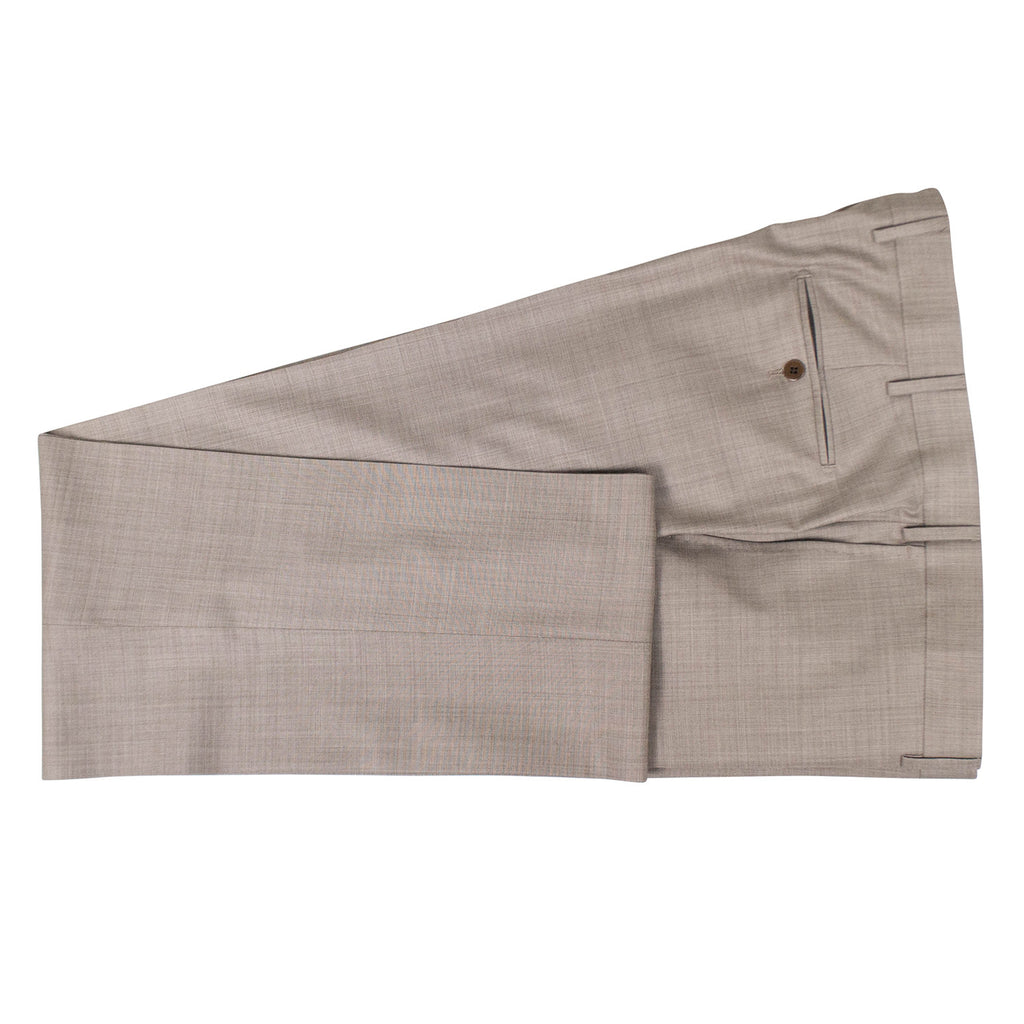 Wool Slim Trim 2 Button Slim Trim Fit Suit // Tan