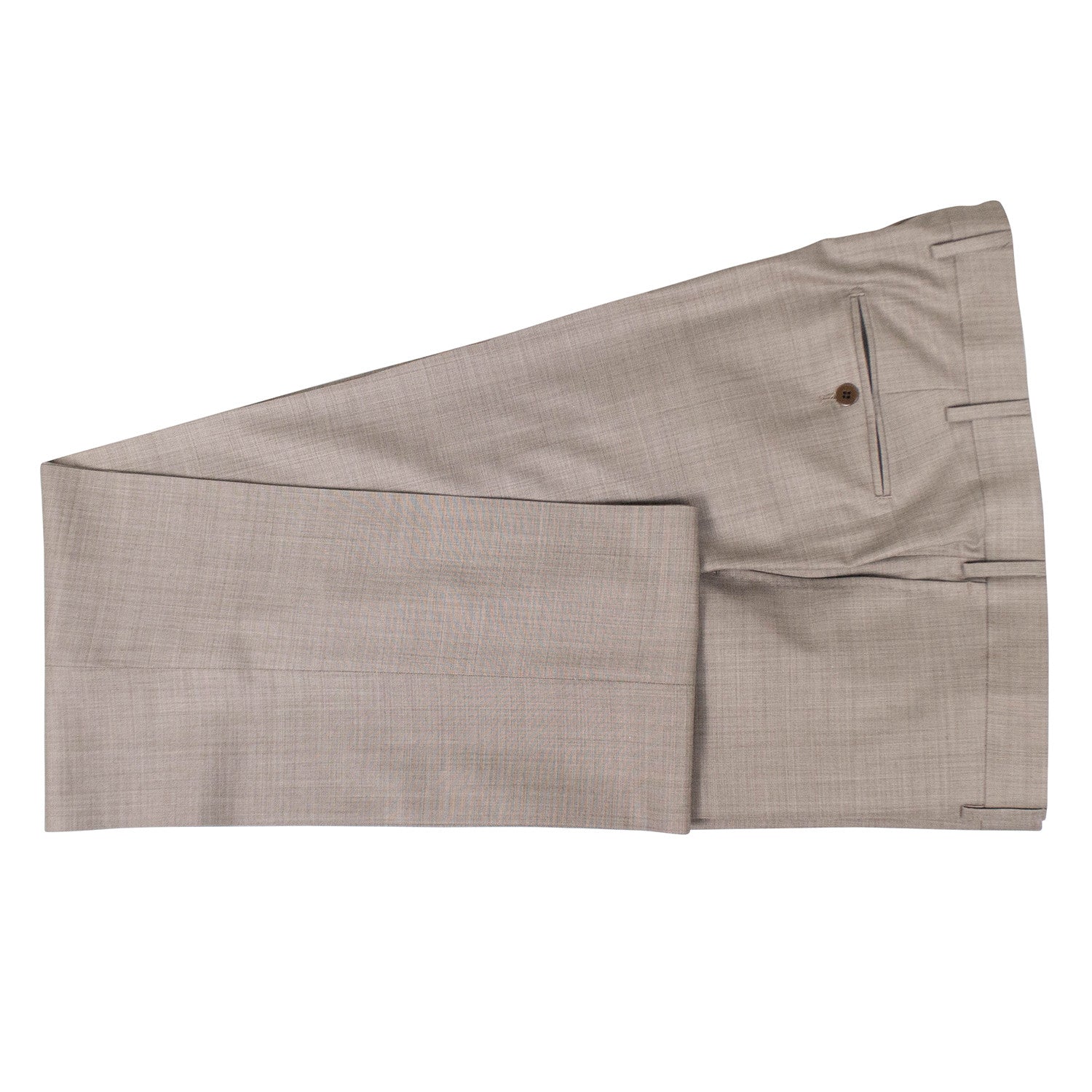 Wool Slim Trim 2 Button Slim Trim Fit Suit // Tan