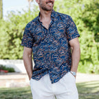 Men’s Radiant Abstract Short Sleeve Stretch Shirt