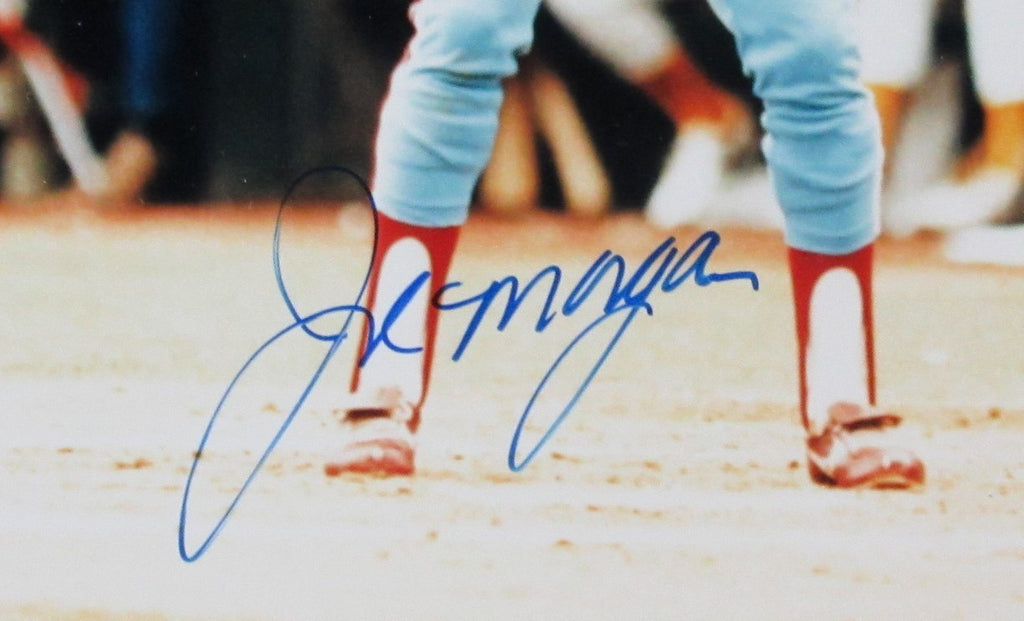 Joe Morgan HOF Signed/Auto 8x10 Photo Philadelphia Phillies Framed JSA 190841
